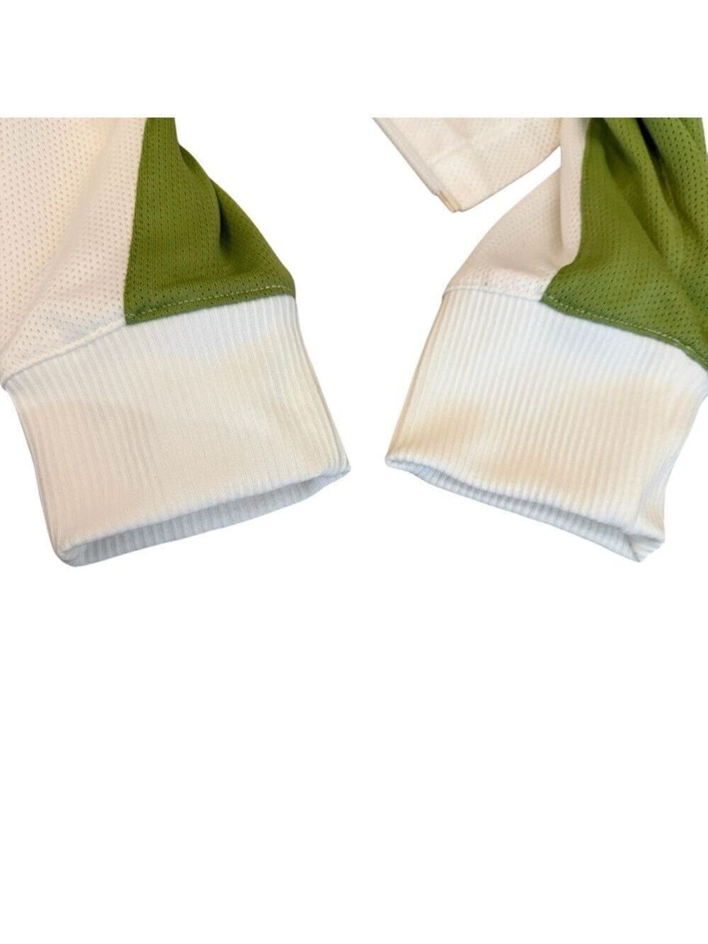 Adidas Womens Track Jacket 3 Stripe Green White Full Zip Pockets Lined Sz Large - Picture 9 of 12